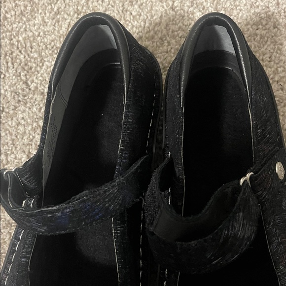 Stylish Black Women's Shoes Alegria Belle Desert Black Leather Mary size 10.5 - Picture 9 of 11